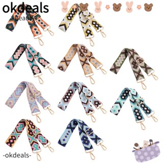 OKDEALS สายสะพายกระเป๋า ผ้าไนล่อน สีพื้น สําหรับกระเป๋าถือ