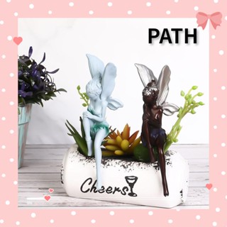 PATH รูปปั้นเรซิ่น รูปดอกไม้ สําหรับตกแต่งบ้าน สวนหลังบ้าน กลางแจ้ง