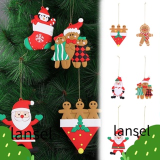 LANSEL จี้ตกแต่งต้นคริสต์มาส ของขวัญ สําหรับตกแต่งบ้าน ปาร์ตี้คริสต์มาส