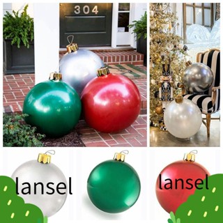 LANSEL ลูกบอลตกแต่งต้นคริสต์มาส ของขวัญ ของเล่น สําหรับบ้าน เทศกาล