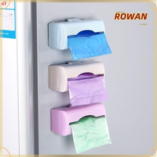 Rowans กล่องเก็บถุงพลาสติก แบบติดผนัง สําหรับห้องครัว ห้องน้ํา