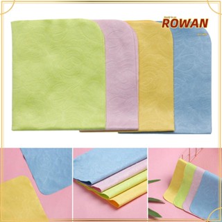 Rowans ผ้าทําความสะอาดเลนส์กล้อง หน้าจอโทรศัพท์ คุณภาพสูง สุ่มสี 1 2 3 4 ชิ้น