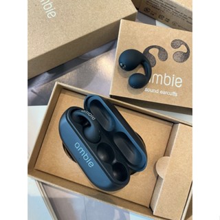 Ambie AM-TW01 เสียง Earcuffs Ear Bone Conduction ต่างหูหูฟังไร้สายบลูทูธ 5.2 สำหรับ Sony เสียงคุณภาพสูง Auricle