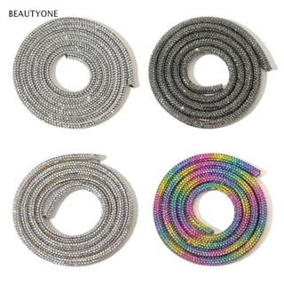Topbeauty เชือกผูกรองเท้า ประดับพลอยเทียม DIY สําหรับเจ้าสาว