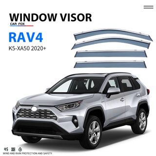 ที่บังแดดหน้าต่างรถยนต์ PC อุปกรณ์เสริม สําหรับ Toyota RAV4 XA30 XA40 XA50 4 ชิ้น