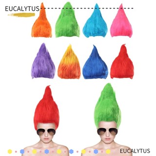 Eutus วิกผมเอลฟ์ พิกเซีย แบบนิ่ม สีสันสดใส สําหรับผู้ใหญ่