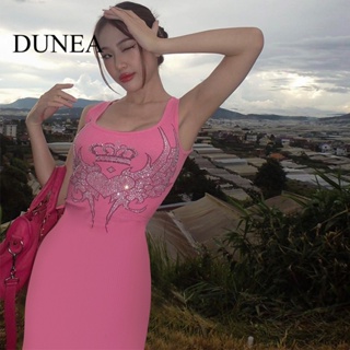 Dunea ชุดเดรส คอยู เซ็กซี่ สําหรับผู้หญิง