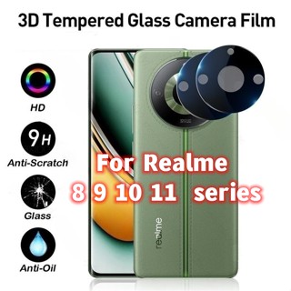 กระจกนิรภัยกันรอยหน้าจอ ป้องกันเลนส์กล้อง สําหรับ Realme 11Pro 11Pro+ 10 10Pro 10Pro+ 10T 9 9i 9Pro 9Pro+ 8 8i 8Pro 2023 4G 5G