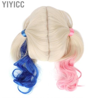 Yiyicc Cosplay  High Temperature Fiber Double Ponytail Wig