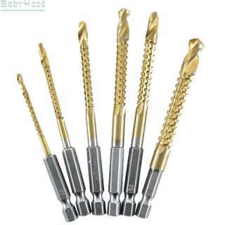 【Big Discounts】Drill Bit Metal Titanium Auger Multifunction Punch Tools Titanium Plating#BBHOOD