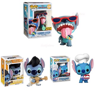  ตุ๊กตาฟิกเกอร์ Funko Pop Disney Lilo &amp; Stitch Scrump Lilo ของเล่นสําหรับเด็ก