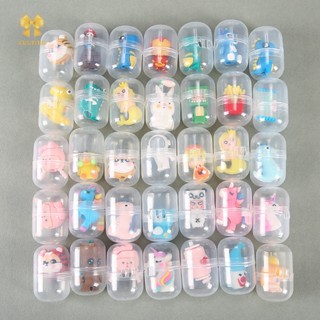 Chuffed&gt; ฟิกเกอร์อนิเมะญี่ปุ่น Gashapon แคปซูลบอล ของขวัญ สําหรับตกแต่งบ้าน 5 ชิ้น