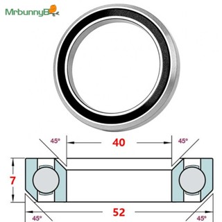 ชุดแบริ่งถ้วยคอจักรยาน ACB4052 MH-P16 40x52x7 มม. 45x45 องศา