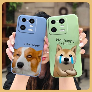 cute Solid color Phone Case For Xiaomi 13 Pro protective case Anti-fall phone case Camera all inclusive Cartoon Simplicity