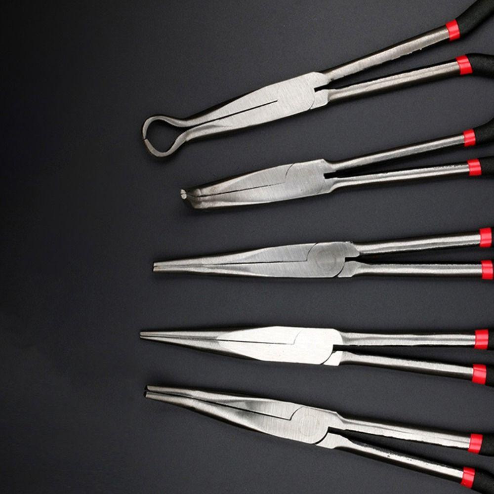 Aomsom คีมปากแหลม เหล็กคาร์บอน ด้ามจับยาว คุณภาพสูง กันลื่น 25 45 90 องศา - รูปที่ 4