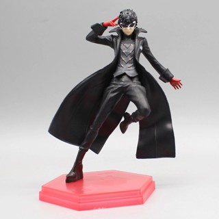 โมเดลฟิกเกอร์ PVC อนิเมะ Persona 5 Amamiya Ren ขนาด 19 ซม. เหมาะกับของขวัญ ของเล่นสะสม สําหรับตกแต่ง