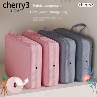 Cherry3 กระเป๋าจัดเก็บเสื้อผ้า เสื้อแจ็กเก็ต ทรงโท้ท สําหรับเดินทาง