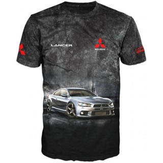 เสื้อยืด พิมพ์ลาย Mitsubishi Out รหัส S-5XL 100-160 ซม.