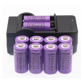 คุ้มมาก แบตเตอรี่ GTF Universal 16340 2300mAh 3.7V พร้อมส่งในไทยมือหนึ่ง