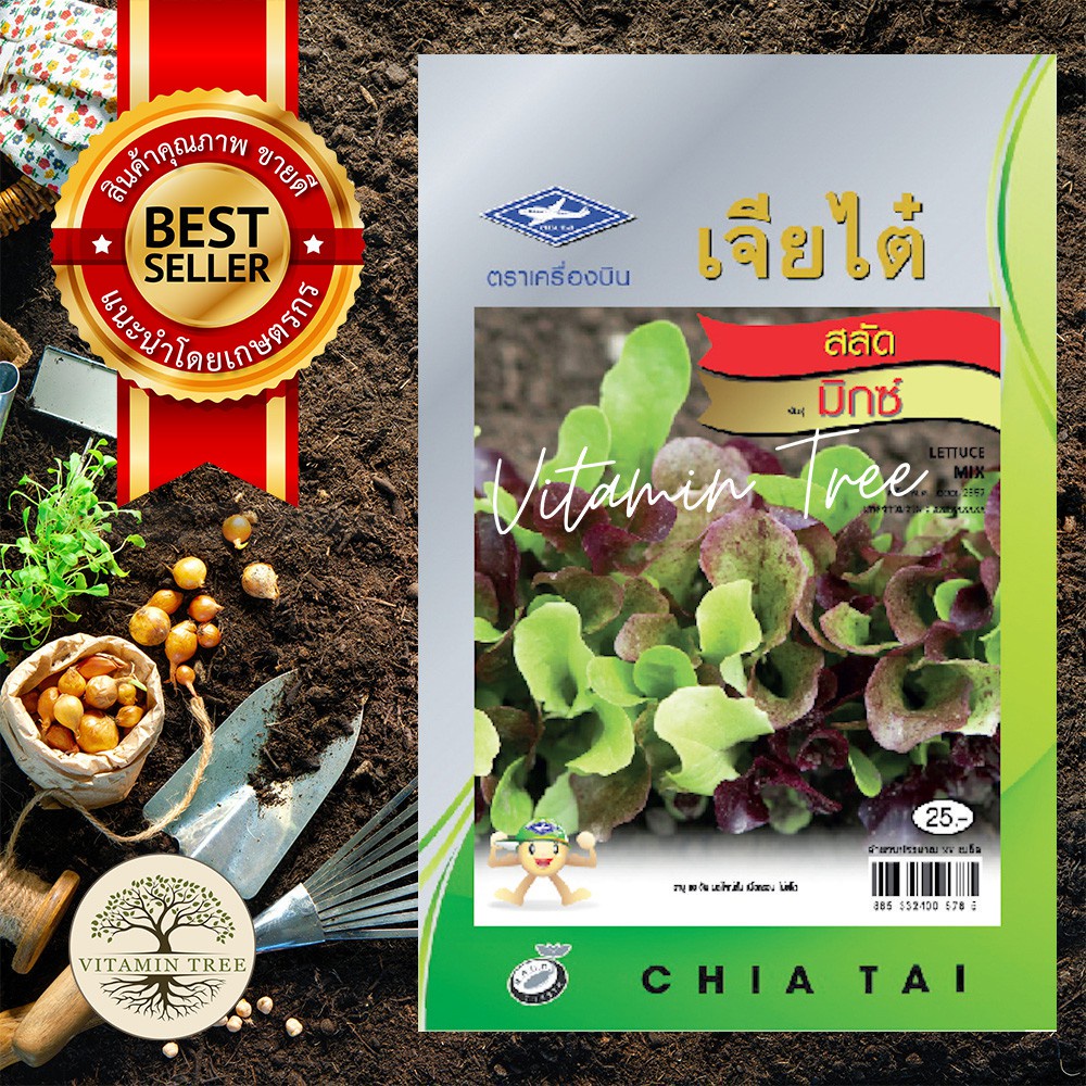 เมล็ดพันธุ์ ผักสลัดมิ๊กซ์