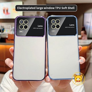 เคสโทรศัพท์มือถือ TPU นิ่ม ป้องกันเลนส์กล้อง ชุบไฟฟ้า สําหรับ Realme 8 5G 8S Q3 Q3i C25 C25S C15 C12 5 5i 6i 5s C3 Narzo 50A 50i Prime 30 30A 20