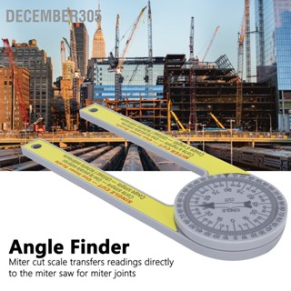 December305 Mitre Saw ไม้โปรแทรกเตอร์แบบพกพา 3-Dimensional Goniometer Angle Finder Tools