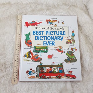 [หนังสือ เด็ก] Richard Scarrys Best Picture Dictionary Ever Hardcover (Brand New) ปกแข็ง คำศัพท์ #richard