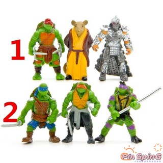 ฟิกเกอร์ Mutant Ninja Turtles TMNT ขนาดเล็ก ของเล่นสําหรับเด็ก