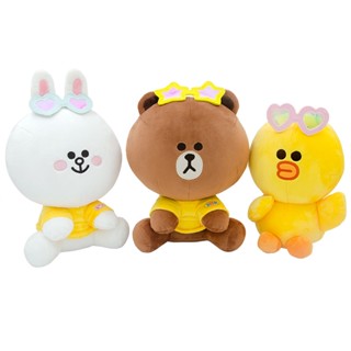 [Line Friends] ตุ๊กตายัดไส้ รูปดาว หัวใจ ของเล่นสําหรับเด็ก