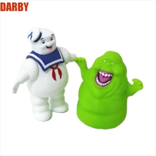 Darby ฟิกเกอร์ การ์ตูนอนิเมะผี StayPuft Green Ghost Ghostbusters ของเล่นสําหรับเด็ก