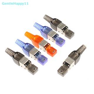 Gentlehappy Cat6A 7 8 โมดูลเชื่อมต่อโลหะ Ftp Rj45