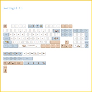 Rox ชุดปุ่มกดคีย์บอร์ด 127 คีย์ XDA สําหรับคีย์บอร์ดเมคคานิคอล 61 87 104 108