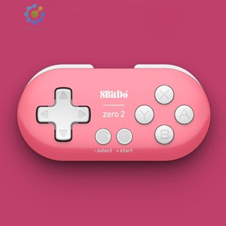8bitdo ZERO 2 เกมแพดบลูทูธไร้สาย ขนาดเล็ก สําหรับ NS Windows And A#S [Hidduck.th]