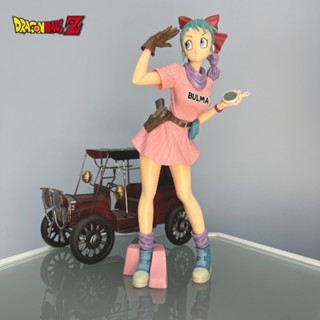 โมเดลฟิกเกอร์ Pvc รูปปั้น Dragon Ball Z Bulma Glitter &amp; Glamours Gk ขนาด 24 ซม. ของเล่นสําหรับเด็ก