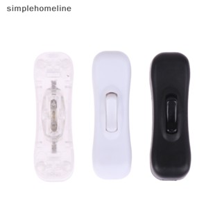 [simplehomeline] ใหม่ พร้อมส่ง สวิตช์เชื่อมต่อสายไฟ AC 304 220V เปิด ปิด ปุ่มกดออนไลน์ สีขาว ดํา ใส 1 ชิ้น