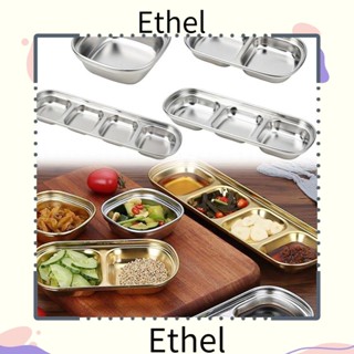 Ethel1 จานแบ่งซอส เครื่องเทศ น้ําเกรวี่ เรือ สเตนเลส