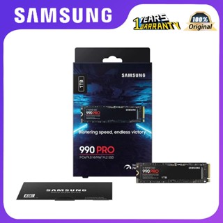 Samsung 990 PRO 1TB / 2TB PCIe NVMe Gen4 เกมมิ่งภายใน SSD M.2 2280 (MZ-V9P1T0) สําหรับเล่นเกม แก้ไขวิดีโอ