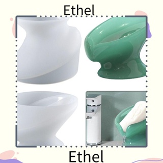 Ethel1 ถาดแม่พิมพ์ซิลิโคนเรซิ่น อีพ็อกซี่ UV แฮนด์เมด สีขาว สําหรับวางสบู่ ในห้องน้ํา DIY