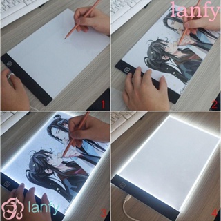 Lanfy แผ่นคัดลอกลายอะคริลิคใส ขนาด A4 หรี่แสงได้ 3 ระดับ ขนาด A4 สําหรับเด็ก