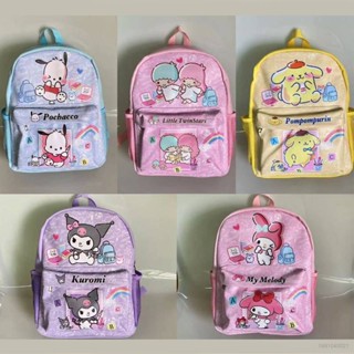 Sq3 Sanrio Pochacco HelloKitty กระเป๋าเป้สะพายหลัง อเนกประสงค์ กันน้ํา พิมพ์ลายการ์ตูน ความจุขนาดใหญ่ สําหรับผู้หญิง ผู้ชาย นักเรียน