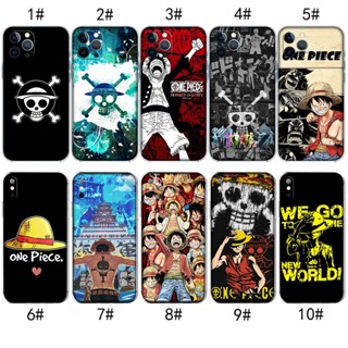 เคสโทรศัพท์มือถือ แบบใส ลายอนิเมะ One piece Luffy สําหรับ iPhone XR 5 5s SE 6 6s Plus MZD19