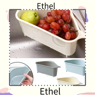 Ethel1 ชั้นวางฟองน้ํา ทรงสามเหลี่ยม สําหรับอ่างล้างจาน ห้องครัว ห้องน้ํา