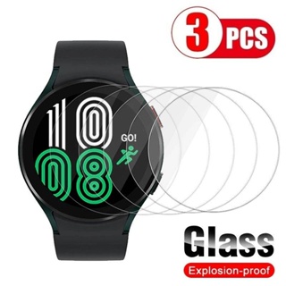 ฟิล์มกระจกนิรภัยกันรอยหน้าจอ 9H พรีเมี่ยม สําหรับ Samsung Galaxy Watch 6 40 44 มม. Galaxy Watch 6 Classic 43 มม. 47 มม. 3 ชิ้น