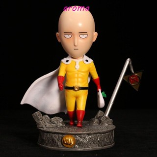 Aroma โมเดลตุ๊กตาฟิกเกอร์ One Punch Man One Punch Man Saitama ขนาดเล็ก สําหรับเก็บสะสม