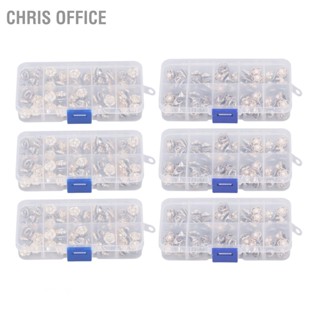  Chris office 150Pcs ปกปิดปุ่มสไตล์หรูหราเคลือบเงาโลหะพลาสติกง่าย DIY ผู้หญิงปุ่มเข็มกลัดสำหรับชุดเสื้อกันหนาวกางเกง