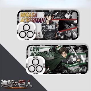 เคสโทรศัพท์มือถือ แบบใส ลายการ์ตูนอนิเมะ Angel Eyes Attack On Titan Mikasa Ackerman Eren Levi Armin แฟชั่น สําหรับ Infinix Note 10 11 12 VIP G96 12i 30 30i Pro 4G