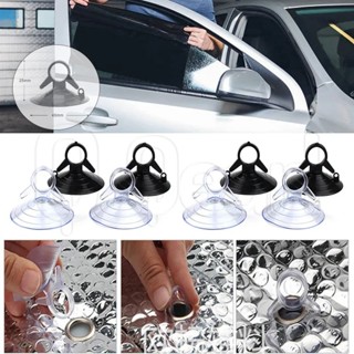 คลิปตะขอยาง PVC ใส กันน้ํา แบบดูดติดผนัง อุปกรณ์เสริม สําหรับรถยนต์