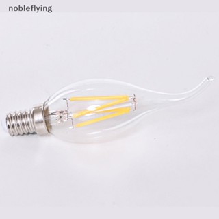 Nf E14 4W Retro Edison หลอดไฟ LED โคมไฟ AC180-240V หลอดไฟแก้ว nobleflying