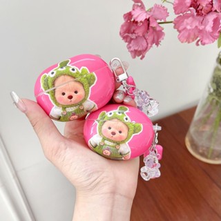 เคสโทรศัพท์มือถือแบบนิ่ม tpu กันกระแทก ลายการ์ตูนหมี พร้อมจี้ สําหรับ Huawei FreeBuds 3 4 5i 4i 4E PRO 2+