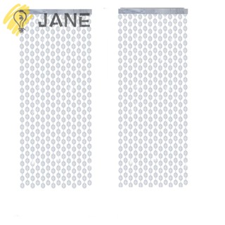 Jane ม่านฟอยล์ดิสโก้ ประดับเลื่อม สีเงิน ขนาด 3.3x6.6 ฟุต สําหรับตกแต่งปาร์ตี้สละโสด 2 แพ็ค